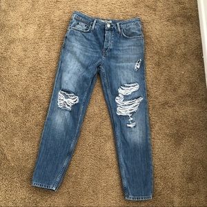 Topshop Hayden Moto Jeans